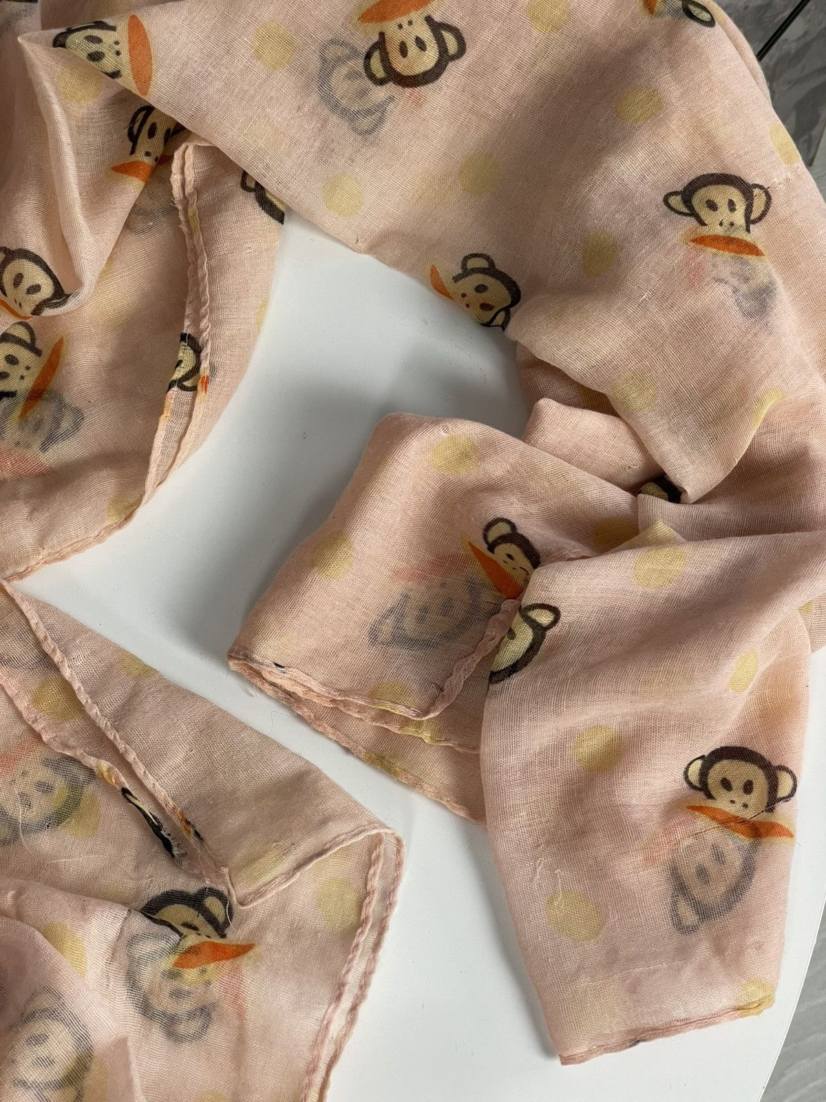 Japanese Brand × Paul Frank × Vintage Vintage Multi Logo Face Paul Frank Big Scarf Size ONE SIZE - 6 Thumbnail