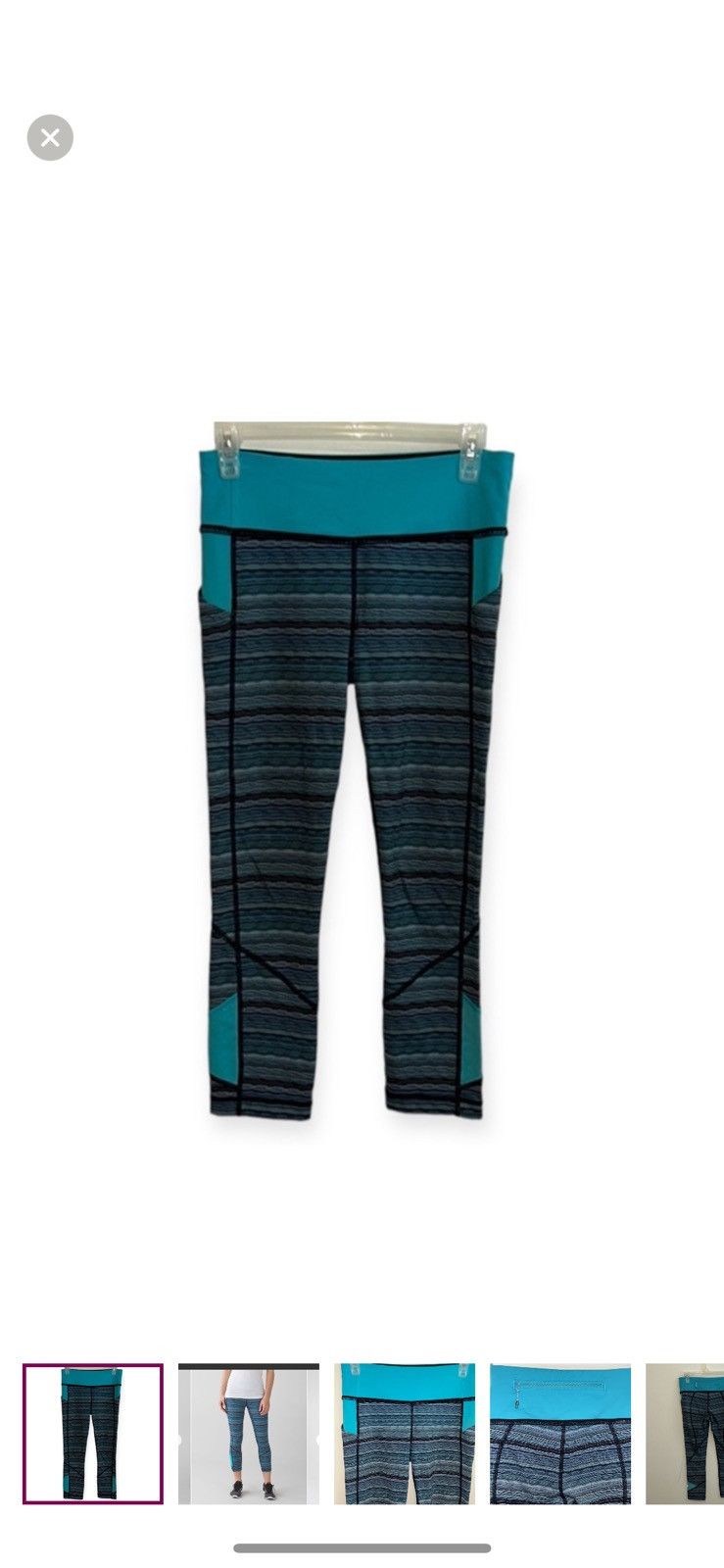Lululemon Lululemon pace rival crop leggings size 6 Size 28" / US 6 / IT 42 - 1 Thumbnail