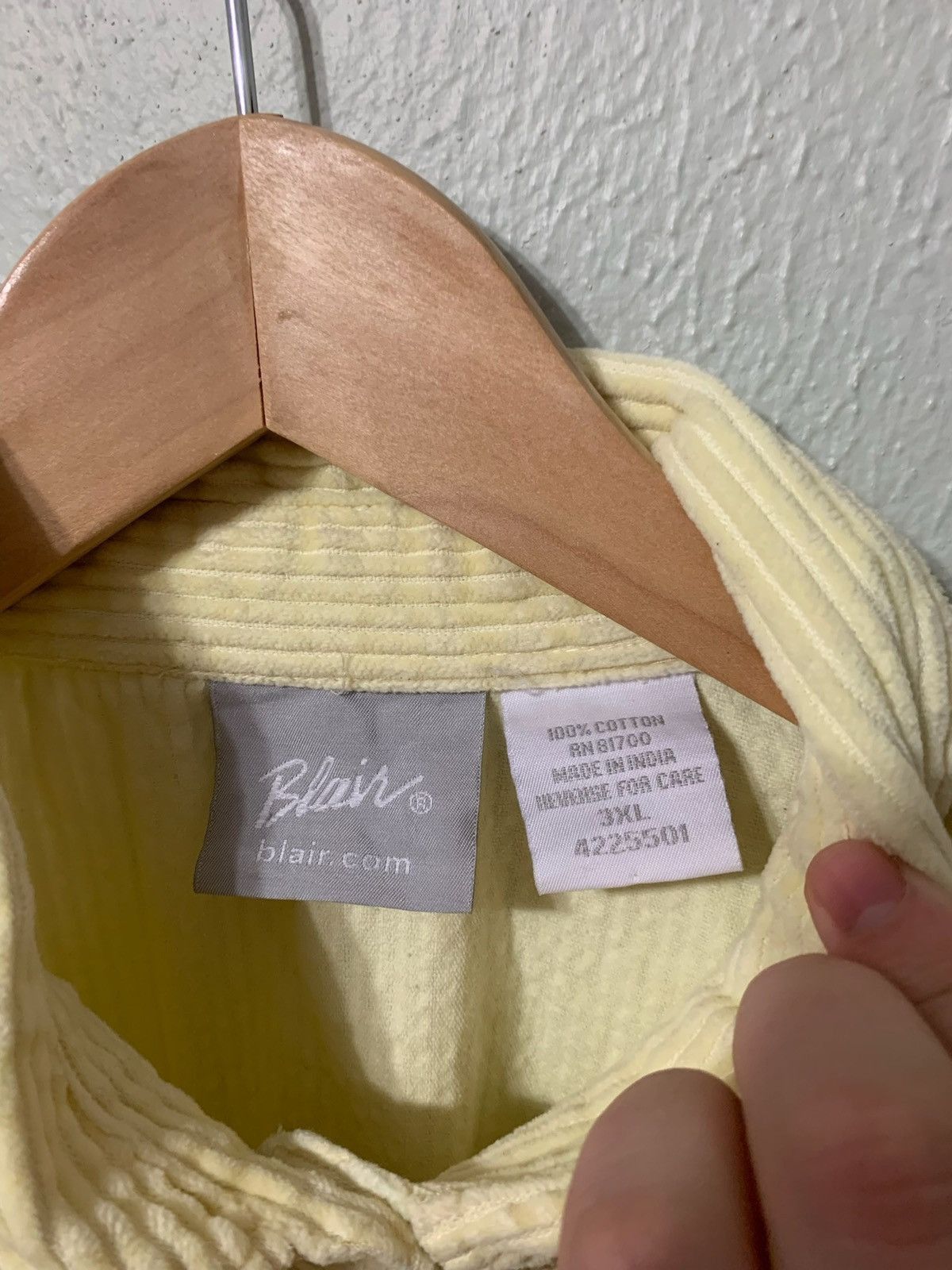 Vintage Vintage Blair Thick Cord Shirt Size US XXL / EU 58 / 5 - 1 Thumbnail