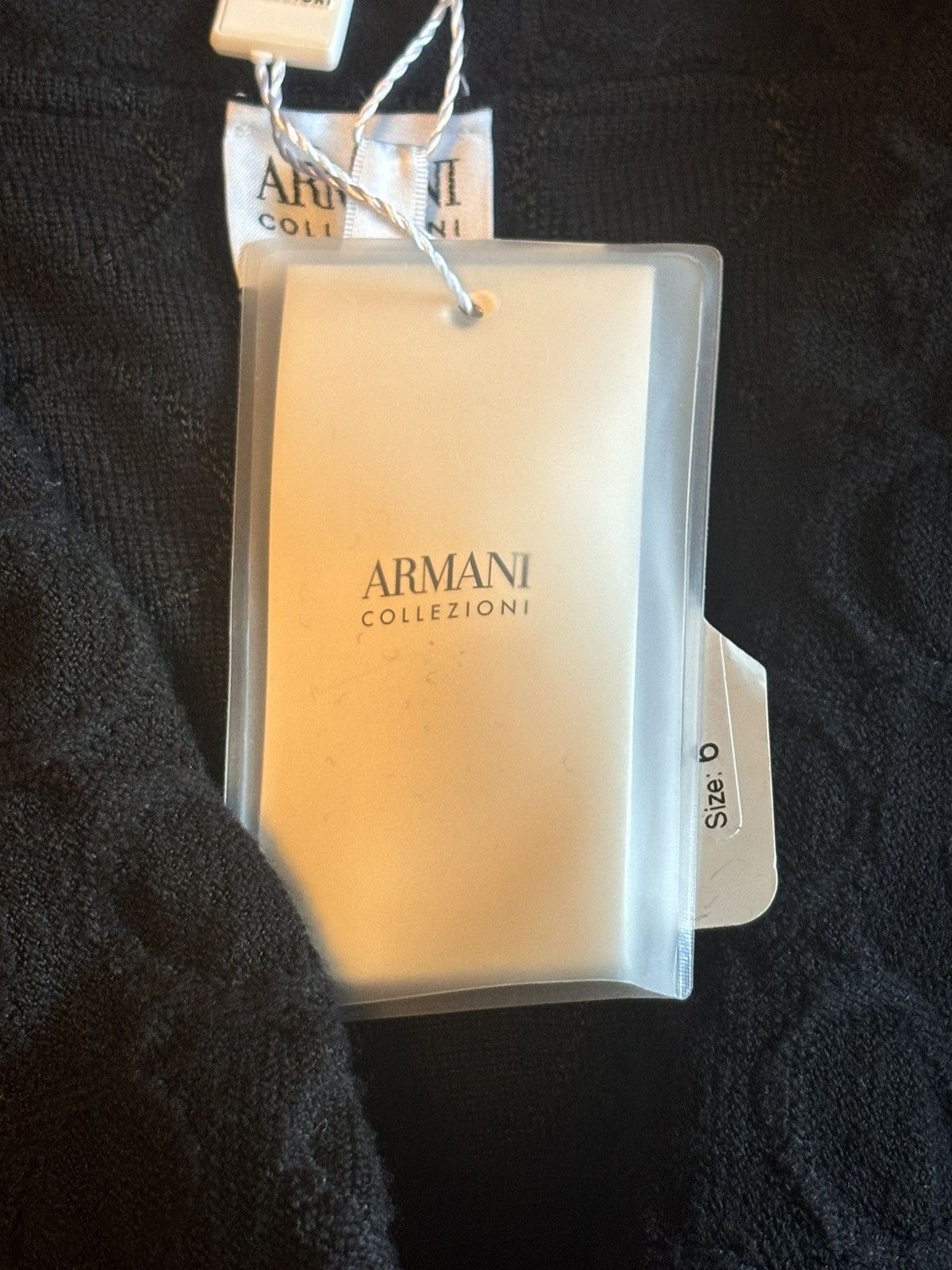 Armani Armani Collezioni jacket knitted Size S / US 4 / IT 40 - 4 Thumbnail