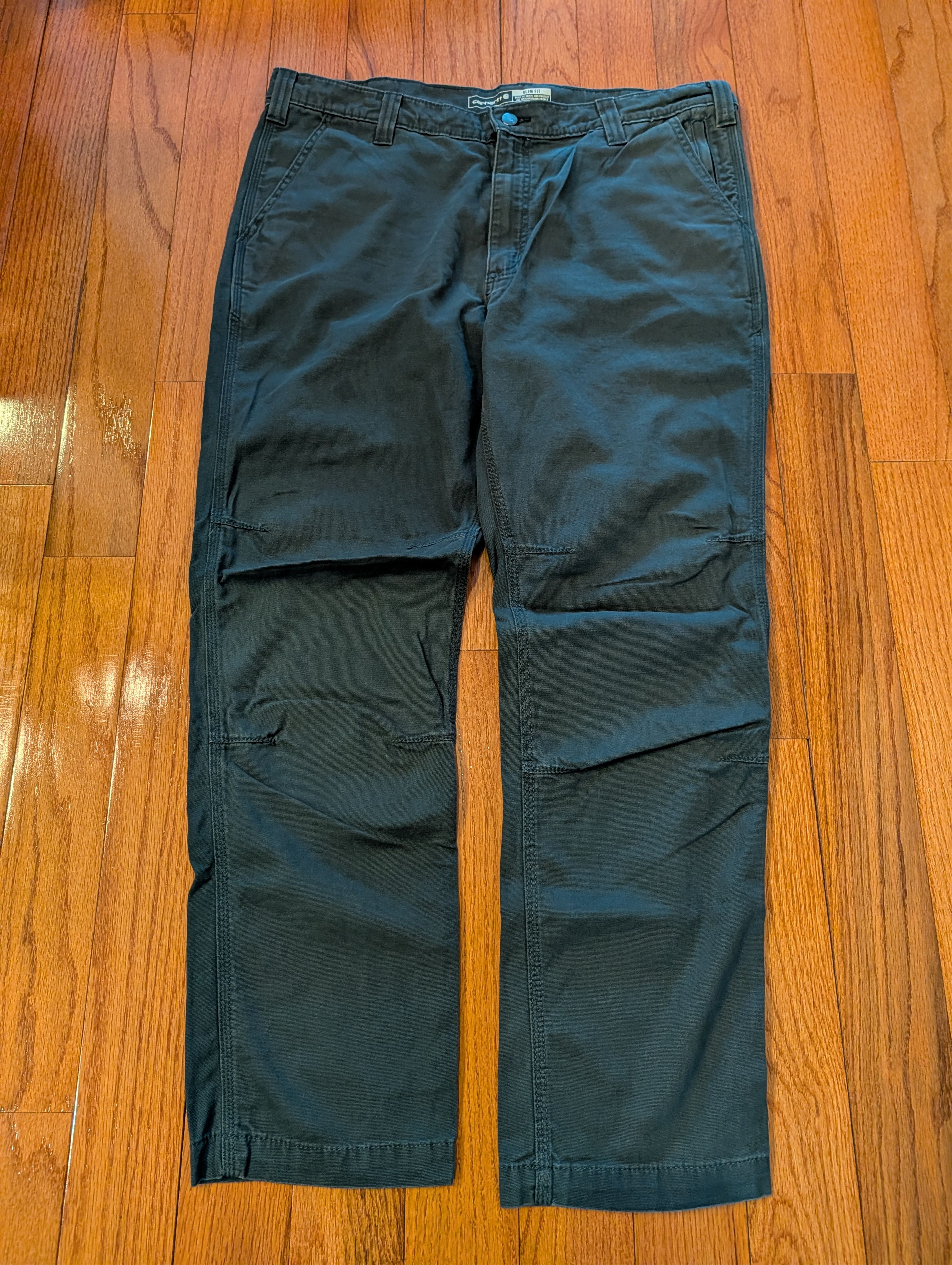 Carhartt Carhartt Slim Fit Canvas Carpenter Work Pants Men’s 38x30 Size US 38 / EU 54 - 3 Thumbnail