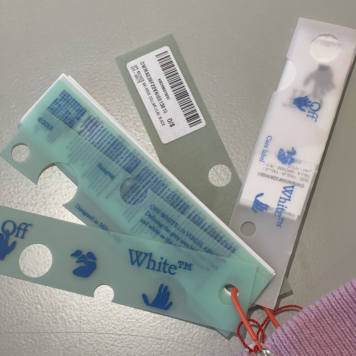 Off-White OFF WHITE Bounce Ski Neck Collar Lilac Size ONE SIZE - 6 Thumbnail