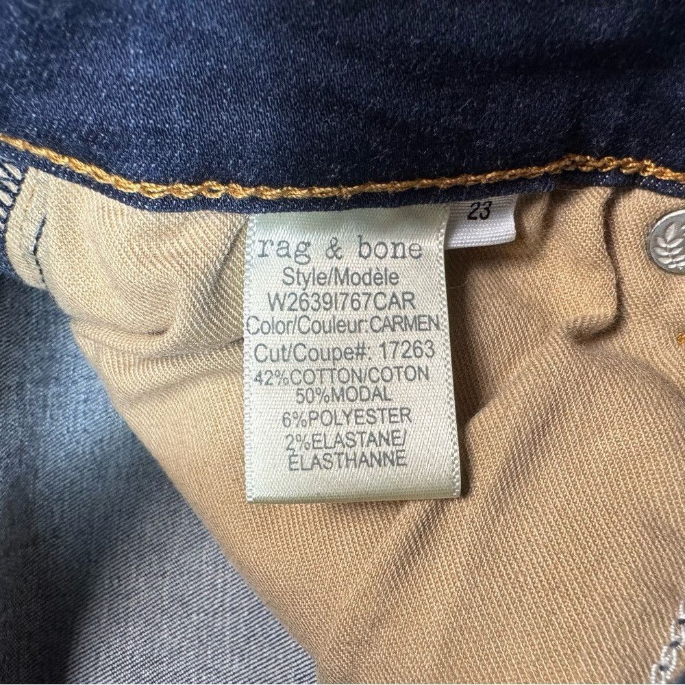 Rag & Bone Rag & Bone Nina High-Rise Ankle Skinny Jeans In Carmen Size Size 23" - 8 Thumbnail