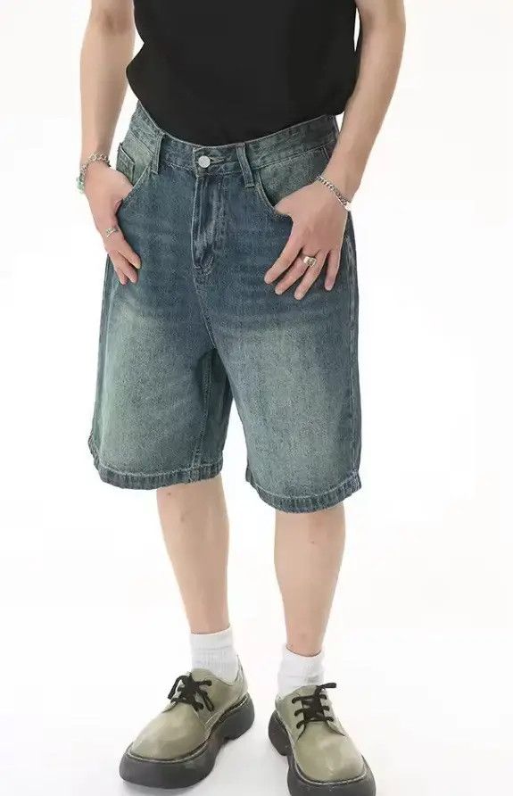 Jean Hamaoka x Katou Washed Y2k Shorts jeans Denim Size US 31 - 6 Thumbnail