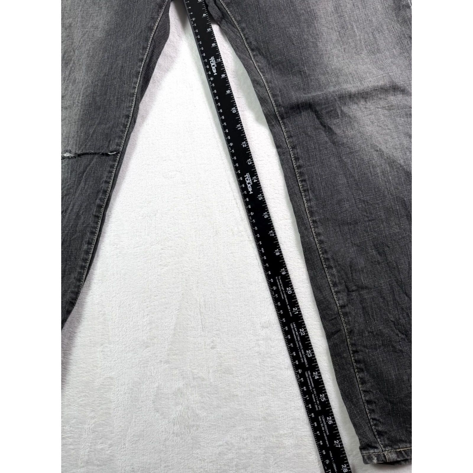 Levi's VINTAGE Levi's 520 Jeans Slim Distressed Black 34x30 Men Size US 34 / EU 50 - 7 Thumbnail