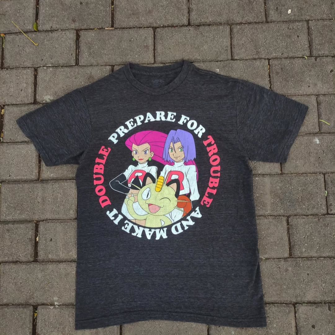 Anime Vintage Pokemon Team Rocket Tee Size US S / EU 44-46 / 1 - 1 Thumbnail