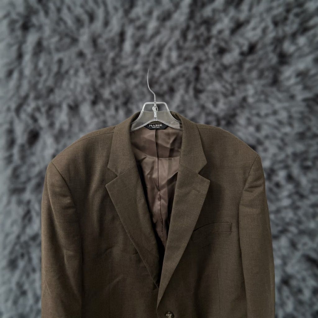 Jos. A. Bank Jos. A. Bank Blazer Mens 48R Brown 100% Wool 2 Button Sport Coat Jacket Size 48R - 1 Thumbnail