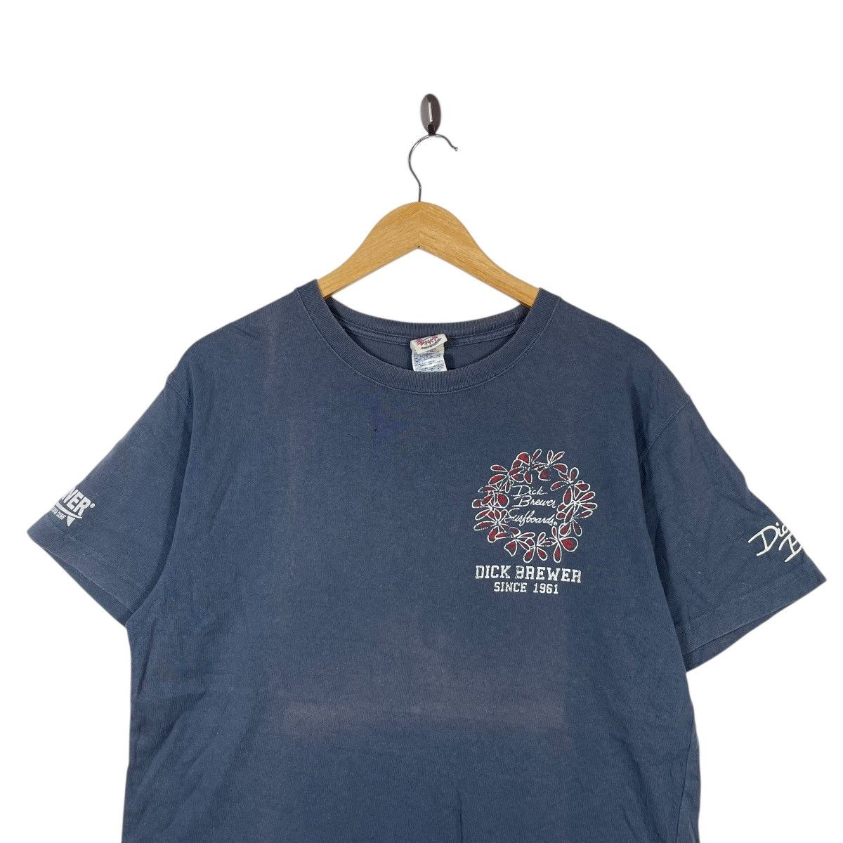 Vintage Dick Brewer Surfboards T-Shirt Vintage Style Navy Graphic Size US L / EU 52-54 / 3 - 2 Thumbnail