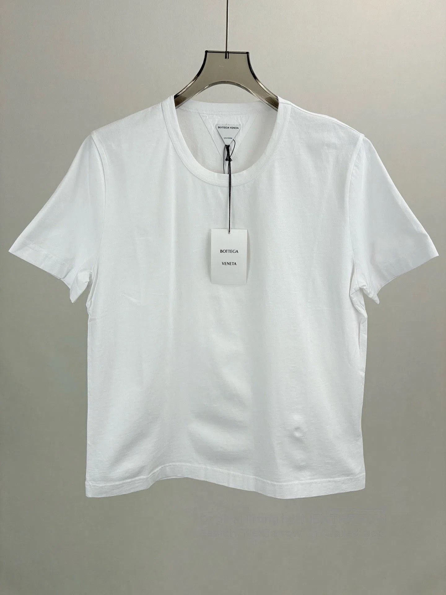Bottega Veneta BOTTEGA VENETA White Short-Sleeve Top. Size XL / US 12-14 / IT 48-50 - 1 Thumbnail