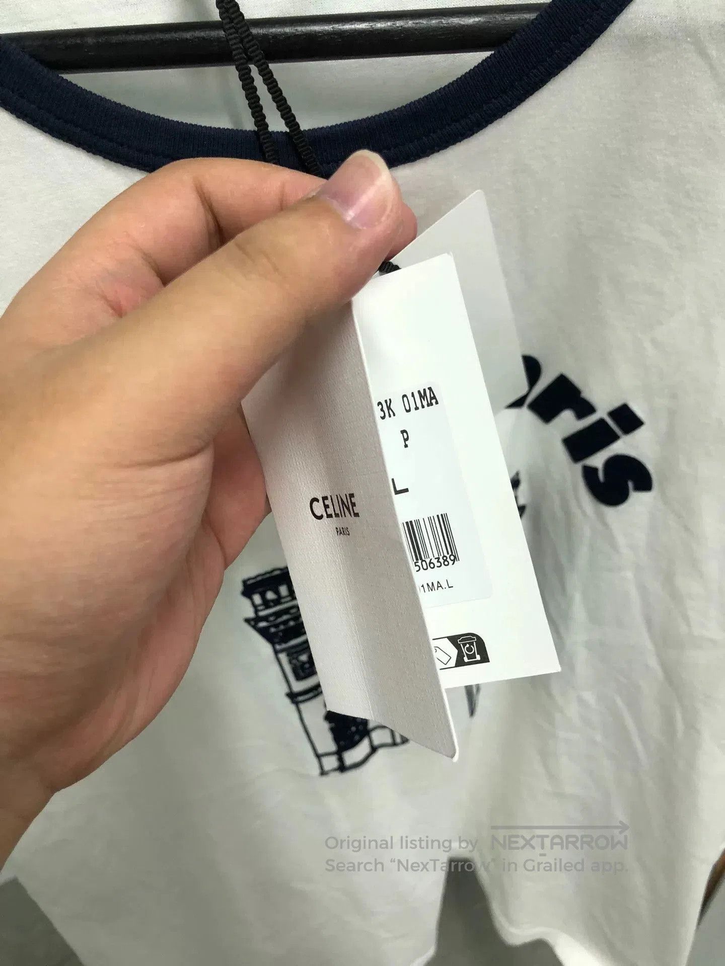 Celine celine ss24 logo short sleeve t. Size L / US 10 / IT 46 - 4 Thumbnail