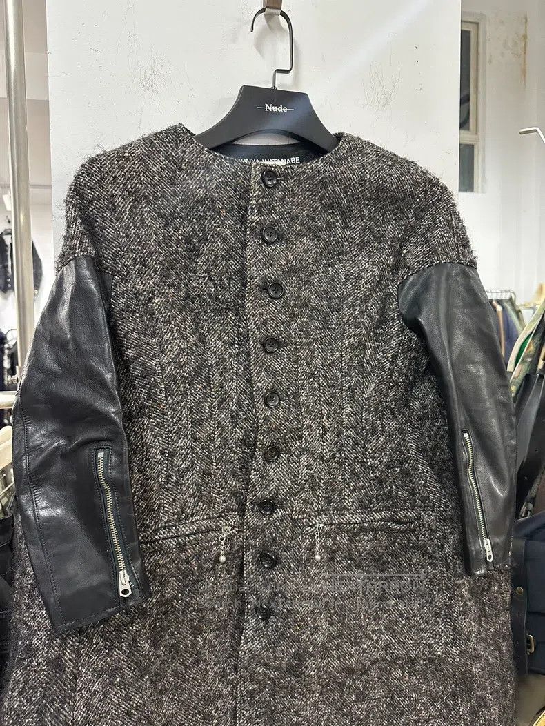 Junya Watanabe Junya Watanabe Mixed Fabric Coat Size US S / EU 44-46 / 1 - 2 Thumbnail
