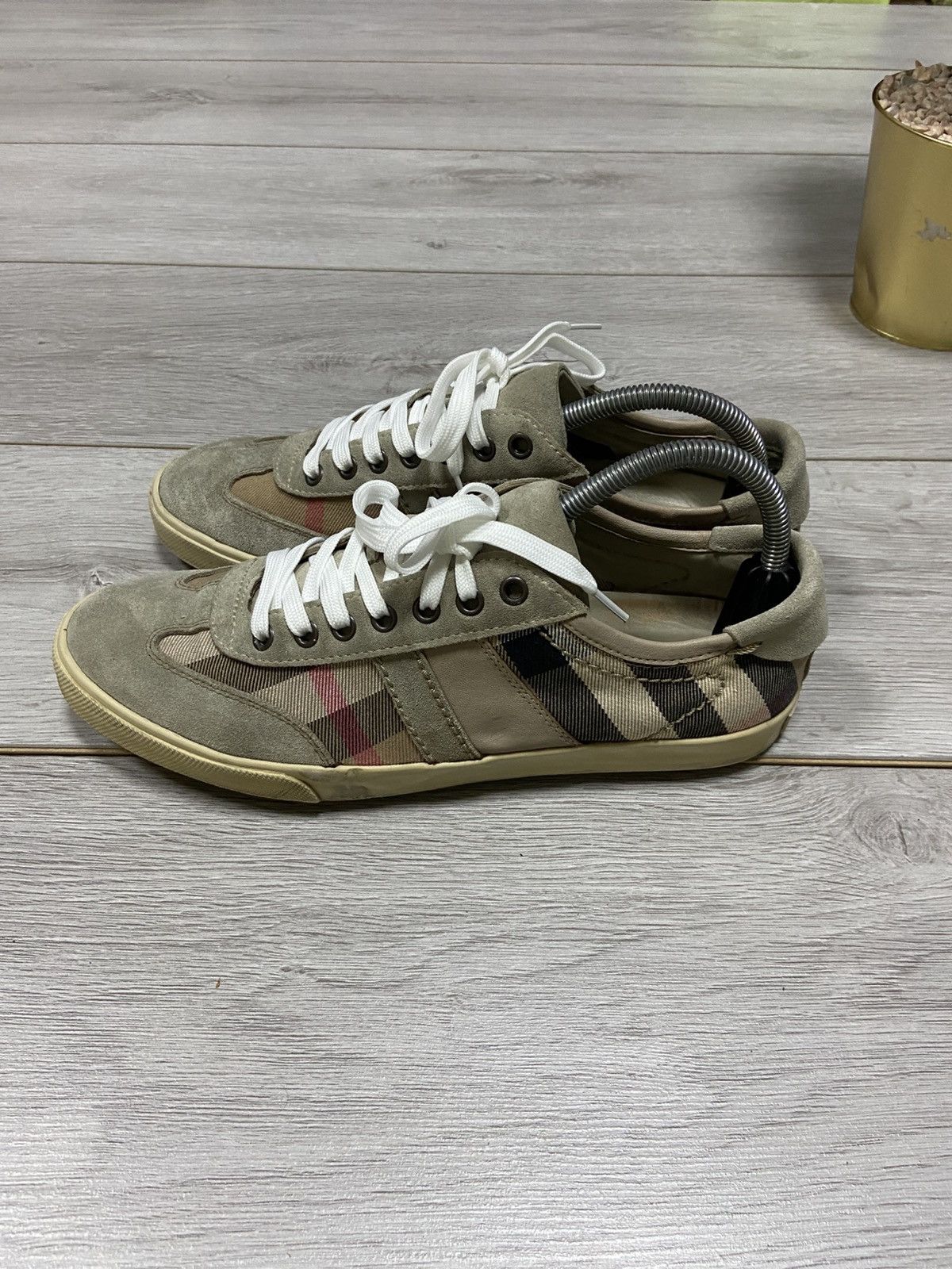 Burberry Burberry niva check sneakers shoes Size US 8 / EU 41 - 6 Thumbnail