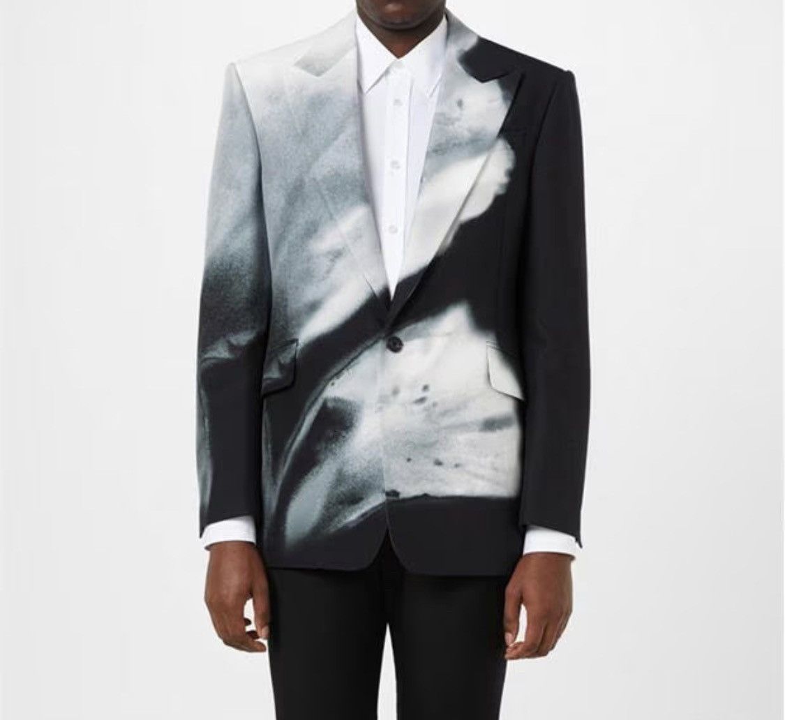 Alexander McQueen Luminous flower, single breast blazer size46 Size 46R - 4 Thumbnail