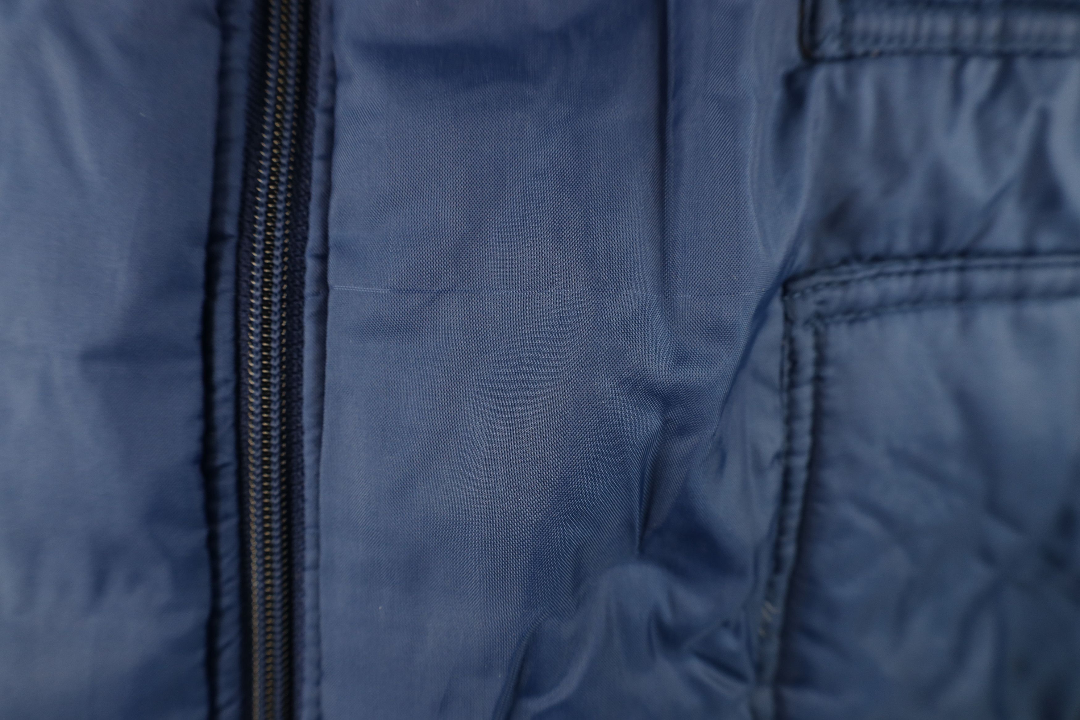 Vintage Vintage 70s Streetwear Full Zip Puffer Vest Jacket Navy Blue Size US L / EU 52-54 / 3 - 7 Thumbnail