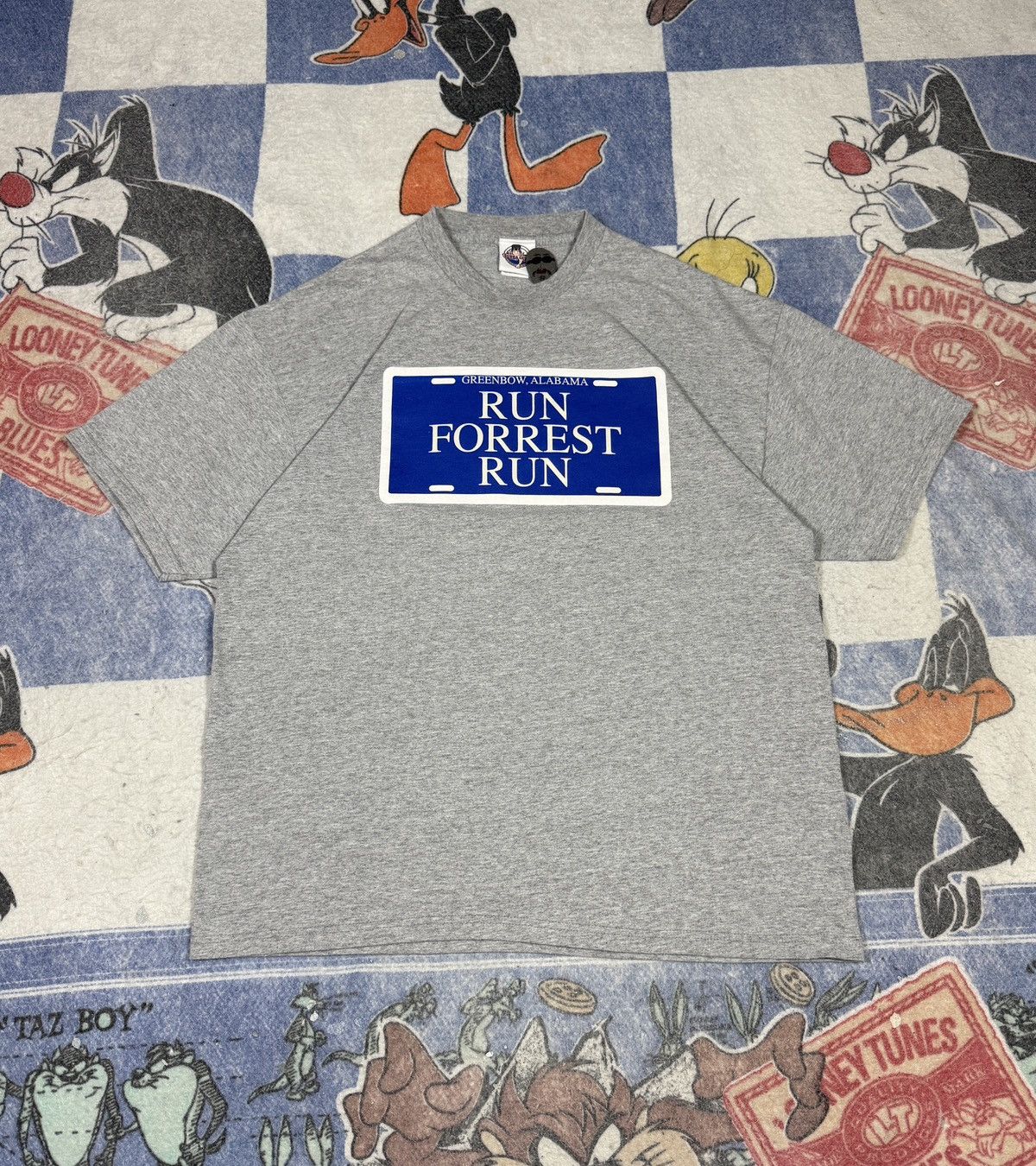 Vintage Vintage forest gump run forest run tee Size US XL / EU 56 / 4 - 1 Thumbnail