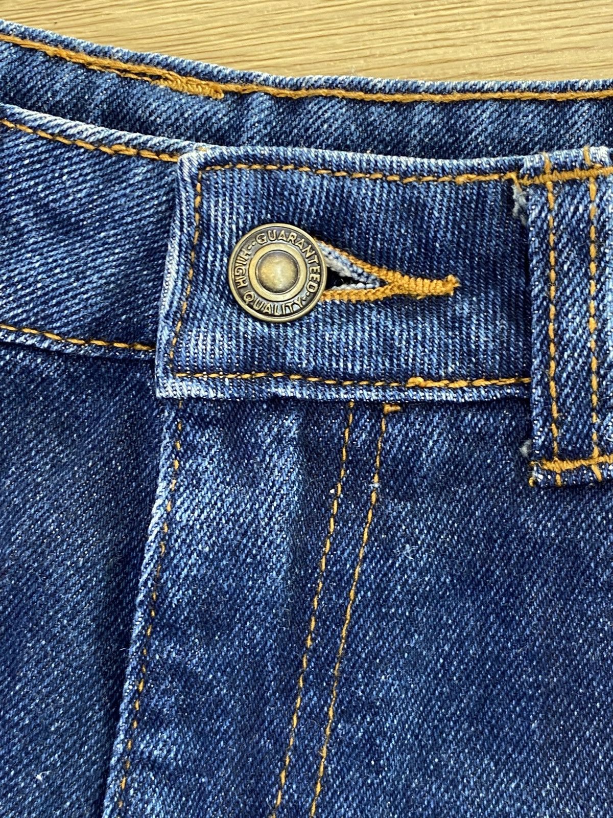 Japanese Brand Japanese Vintage Distress Hairy Leg Loose Style Jeans Size US 29 - 9 Thumbnail