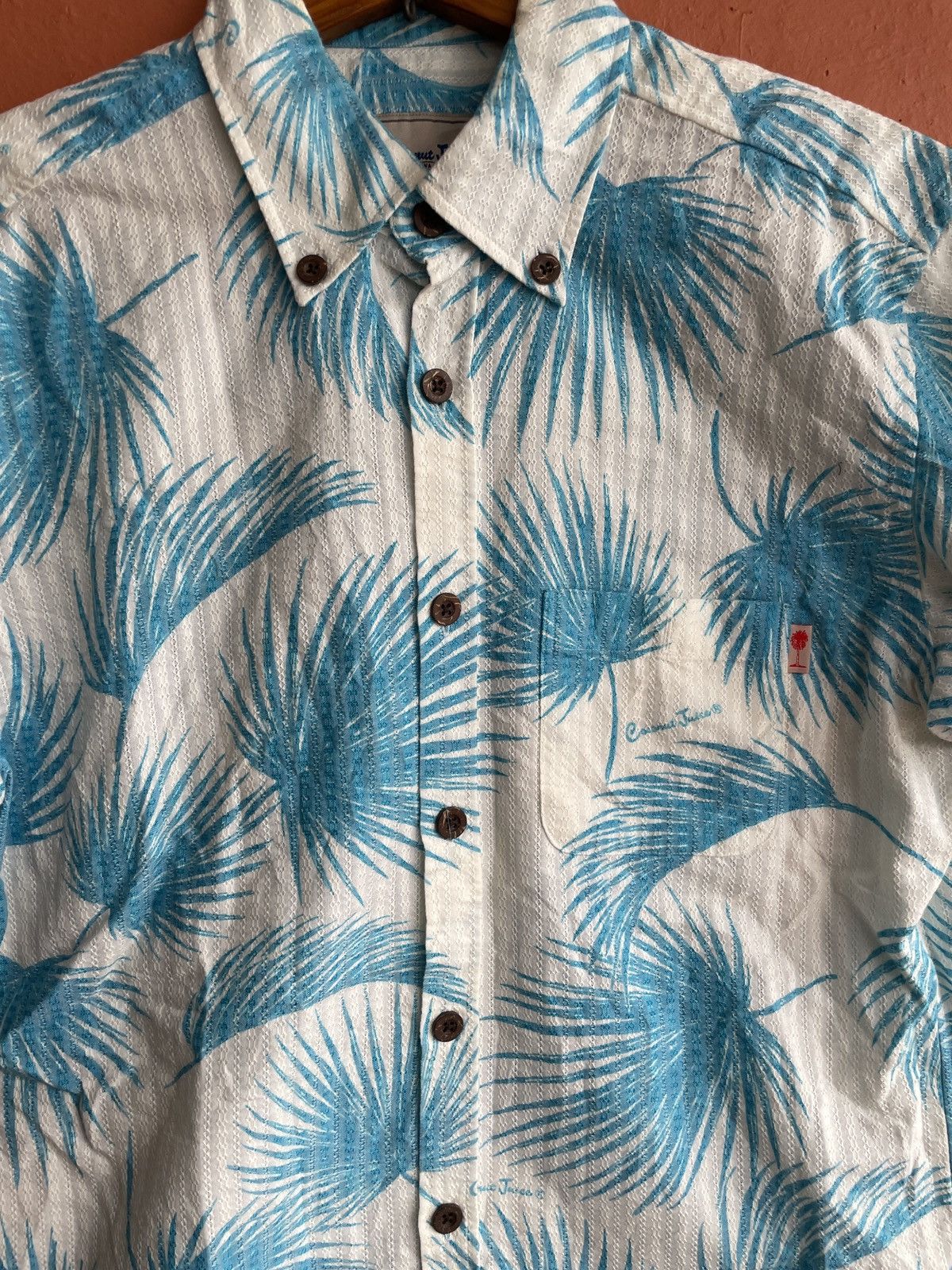 Japanese Brand × Vintage Vintage Coconut Juice Okinawa Island Hawaiian barkcloth M Size US M / EU 48-50 / 2 - 4 Thumbnail