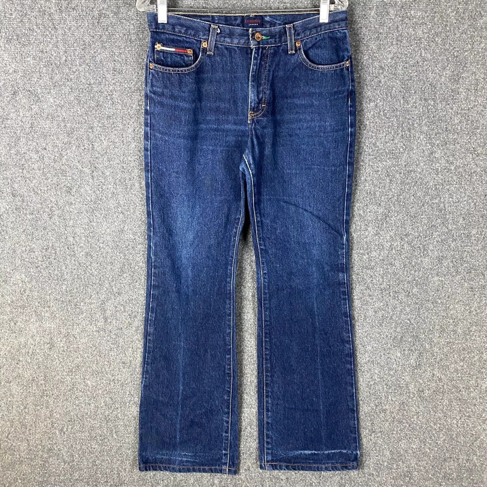 Tommy Hilfiger Tommy Jeans Women's 11/34 Denim Adults Mid Rise Distressed Size 32" / US 10 / IT 46 - 1 Thumbnail