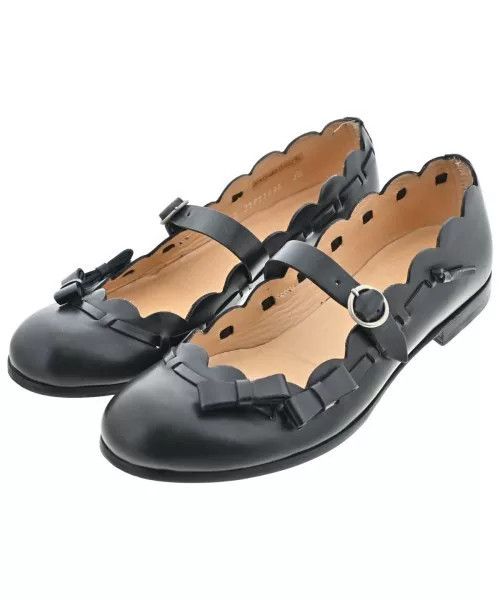 Comme des Garcons COMME des GARCONS Black Leather Shoes Size US 4 / IT 34 - 1 Thumbnail