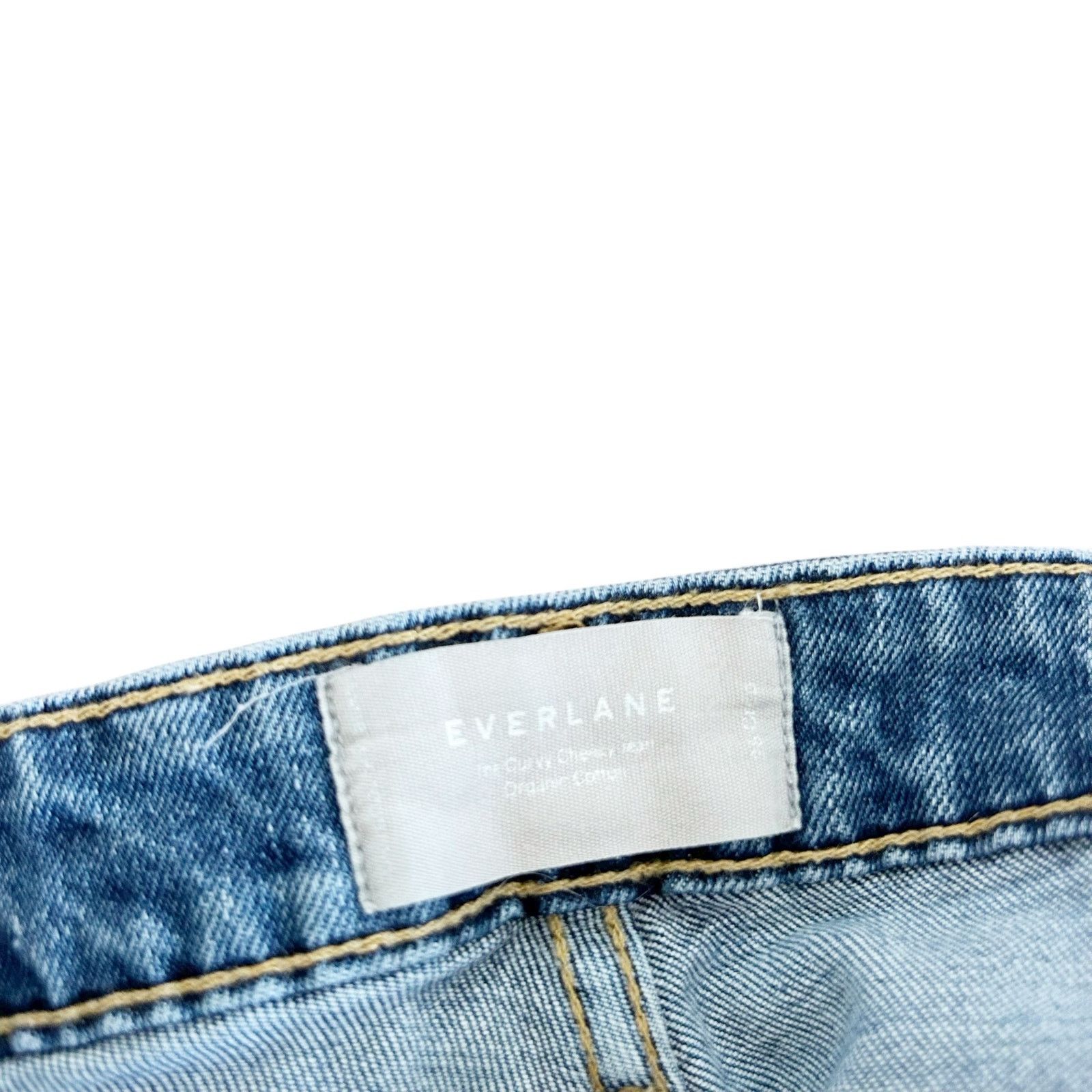 Everlane Everlane Curvy Cheeky Organic Cotton Jeans Sz 28 Crop Size 28" / US 6 / IT 42 - 2 Thumbnail