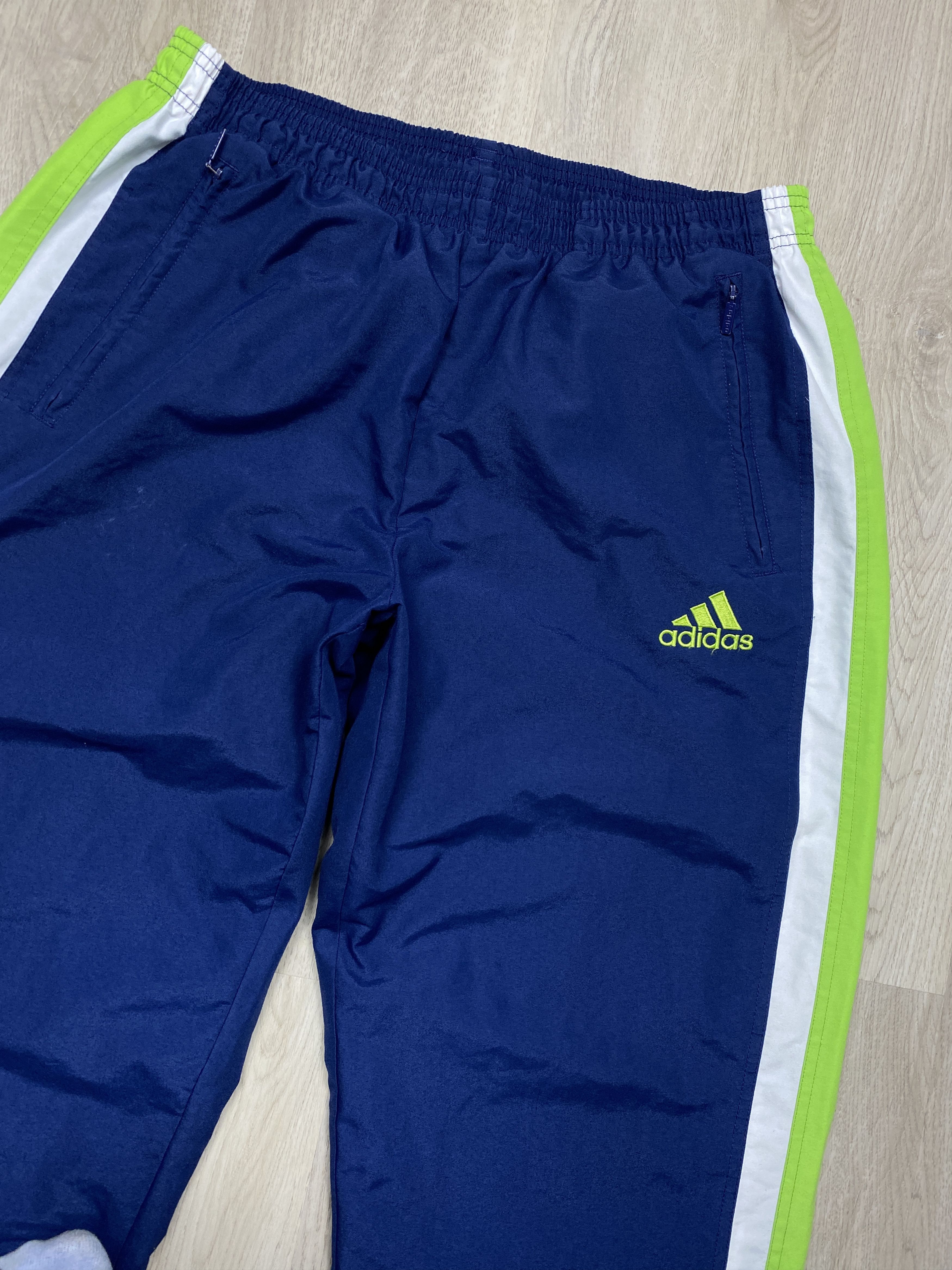 Adidas Adidas Vintage Parachute Nylon Mens Pants Drill Y2K Size US 34 / EU 50 - 2 Thumbnail
