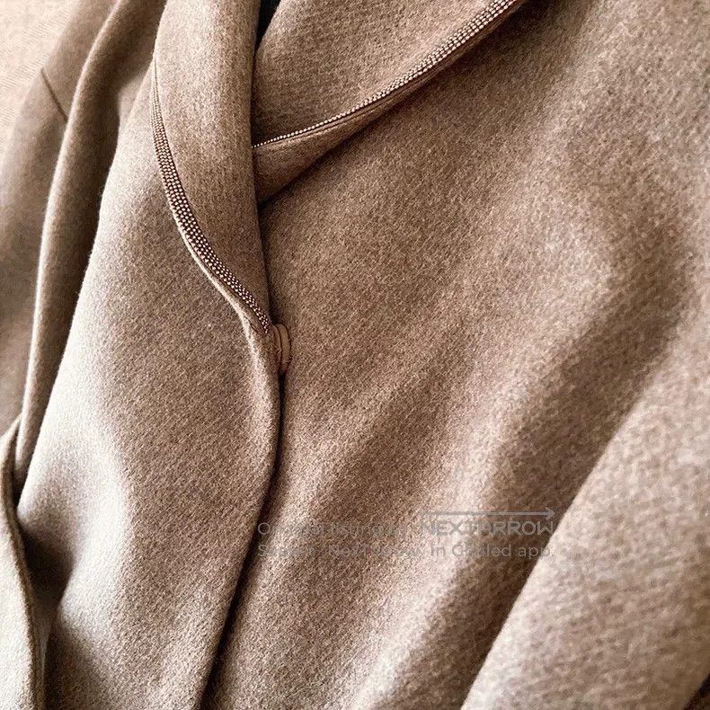 Brunello Cucinelli Brunello Cucinelli Beaded Cashmere Bathrobe Coat, Mid-Leng Size XS / US 0-2 / IT 36-38 - 5 Thumbnail