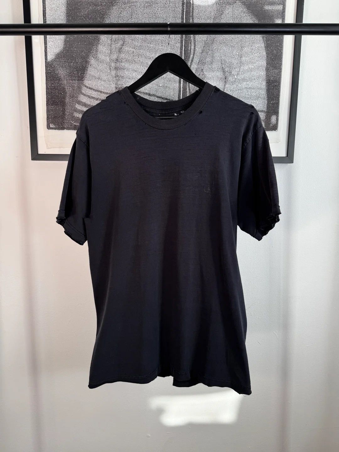 Vintage 🚭AMAZING🚭1992 ULTRA-THRASHED HARLEY DAVIDSON COLBOCH SHIRT Size US L / EU 52-54 / 3 - 4 Thumbnail