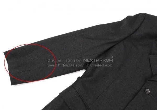Comme des Garcons Comme Des Garcons Dark grey vintage flat collar design top Size S / US 4 / IT 40 - 6 Thumbnail
