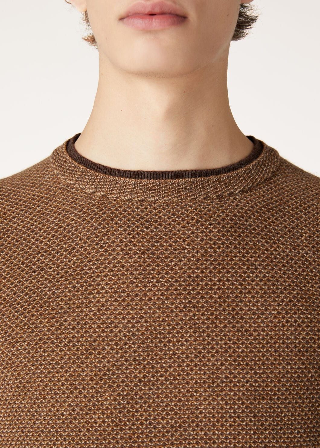 Loro Piana o1w1db10725 FAM7601 City Pull Crewneck Sweater in Brown Size US M / EU 48-50 / 2 - 3 Thumbnail