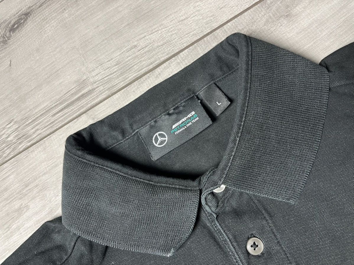 Mercedes-Benz Mercedes Benz AMG Petronas F1 Men's Team Polo Shirt Black Size US L / EU 52-54 / 3 - 4 Thumbnail