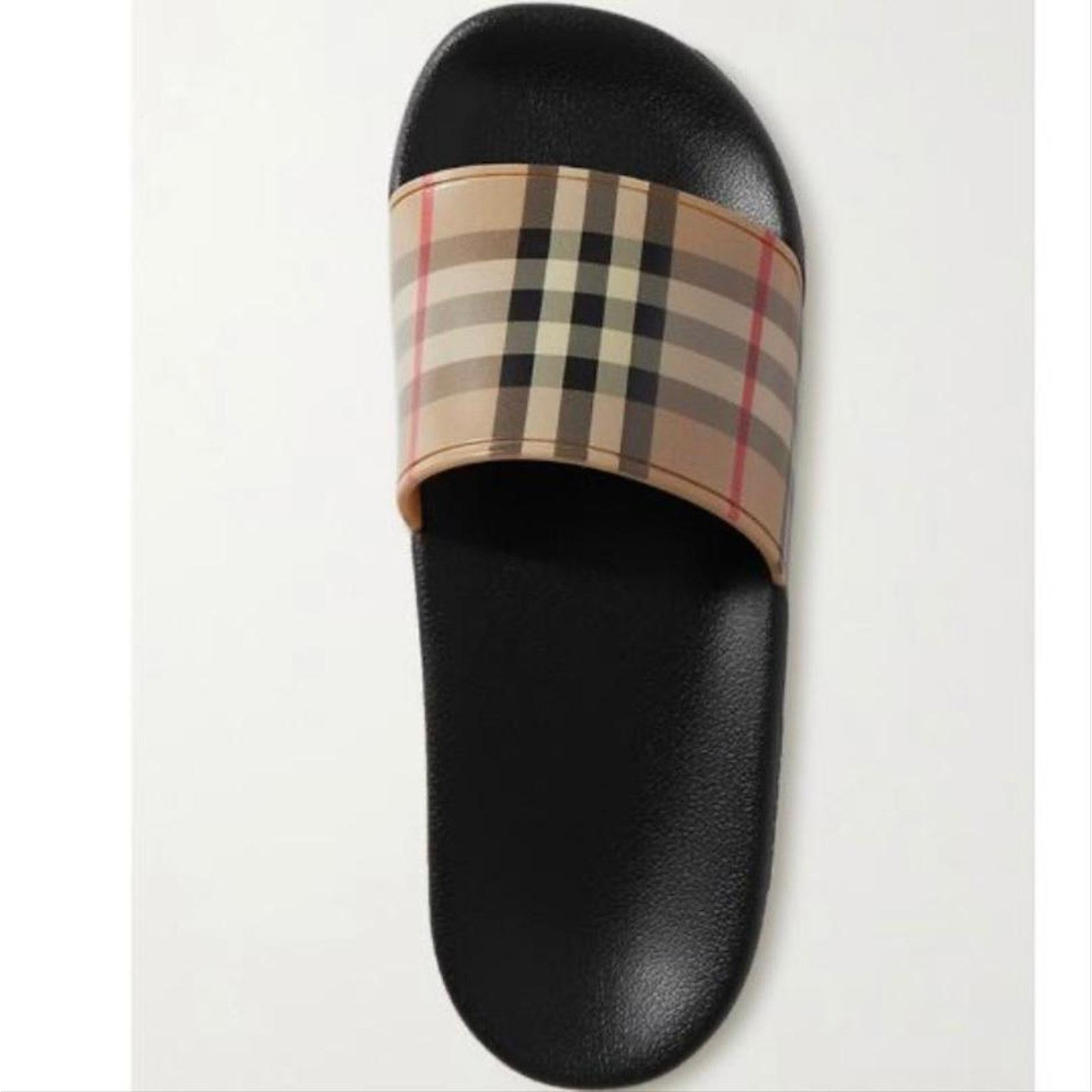Burberry Check rubber slides sandals Size US 9 / IT 39 - 5 Thumbnail