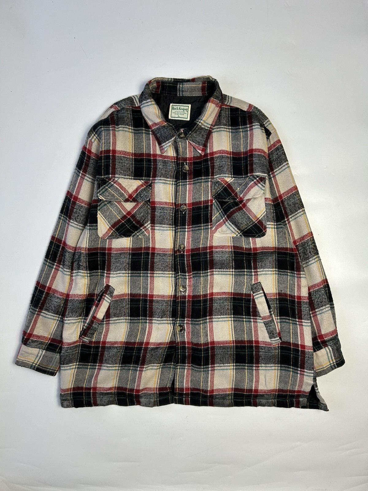 Japanese Brand ROCK KEEPER BUTTON UP WINTER SHIRT Size US L / EU 52-54 / 3 - 1 Thumbnail