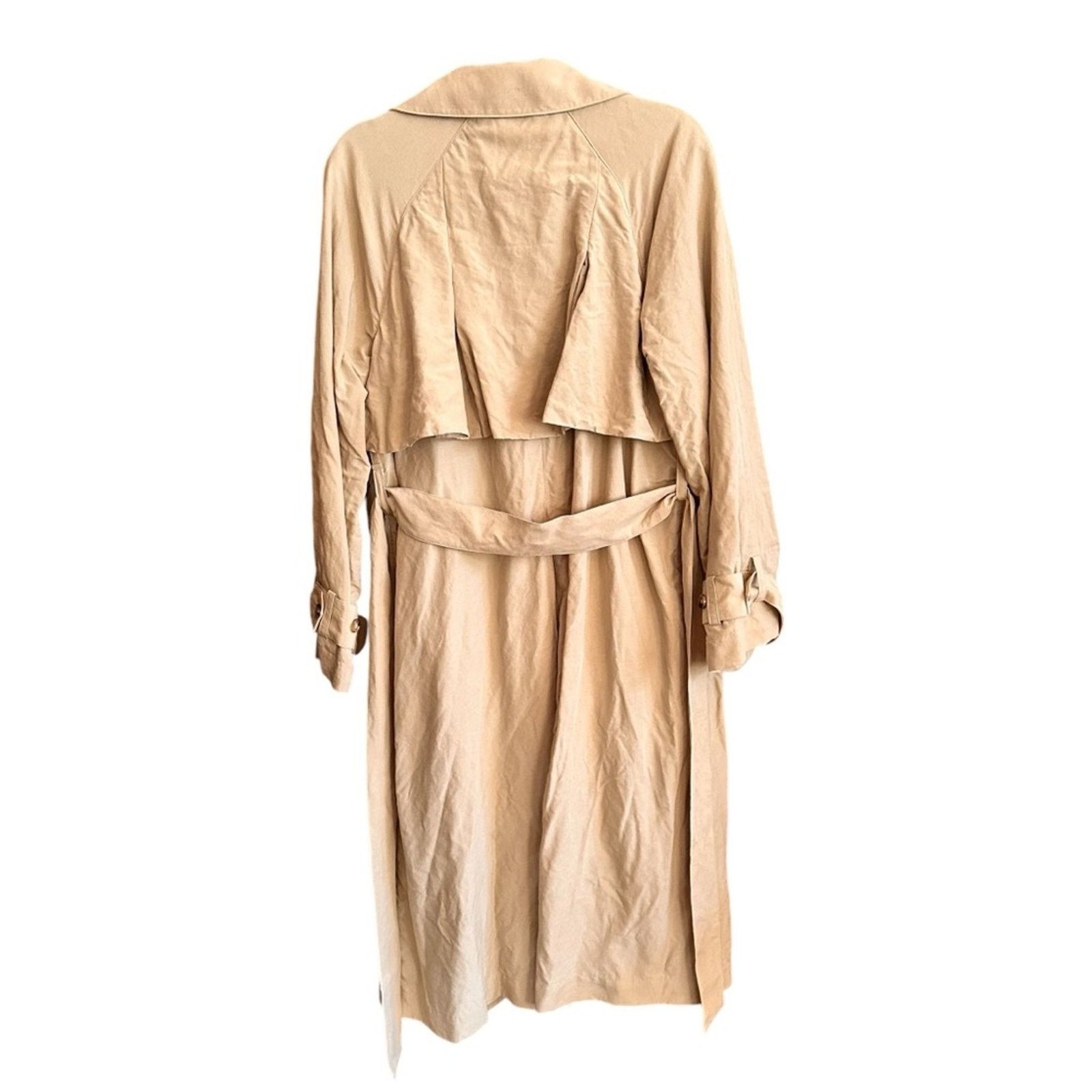 Aritzia Wilfred Phase Trench Coat – Light Birch (Tan/Cream) – Size S Size S / US 4 / IT 40 - 8 Thumbnail