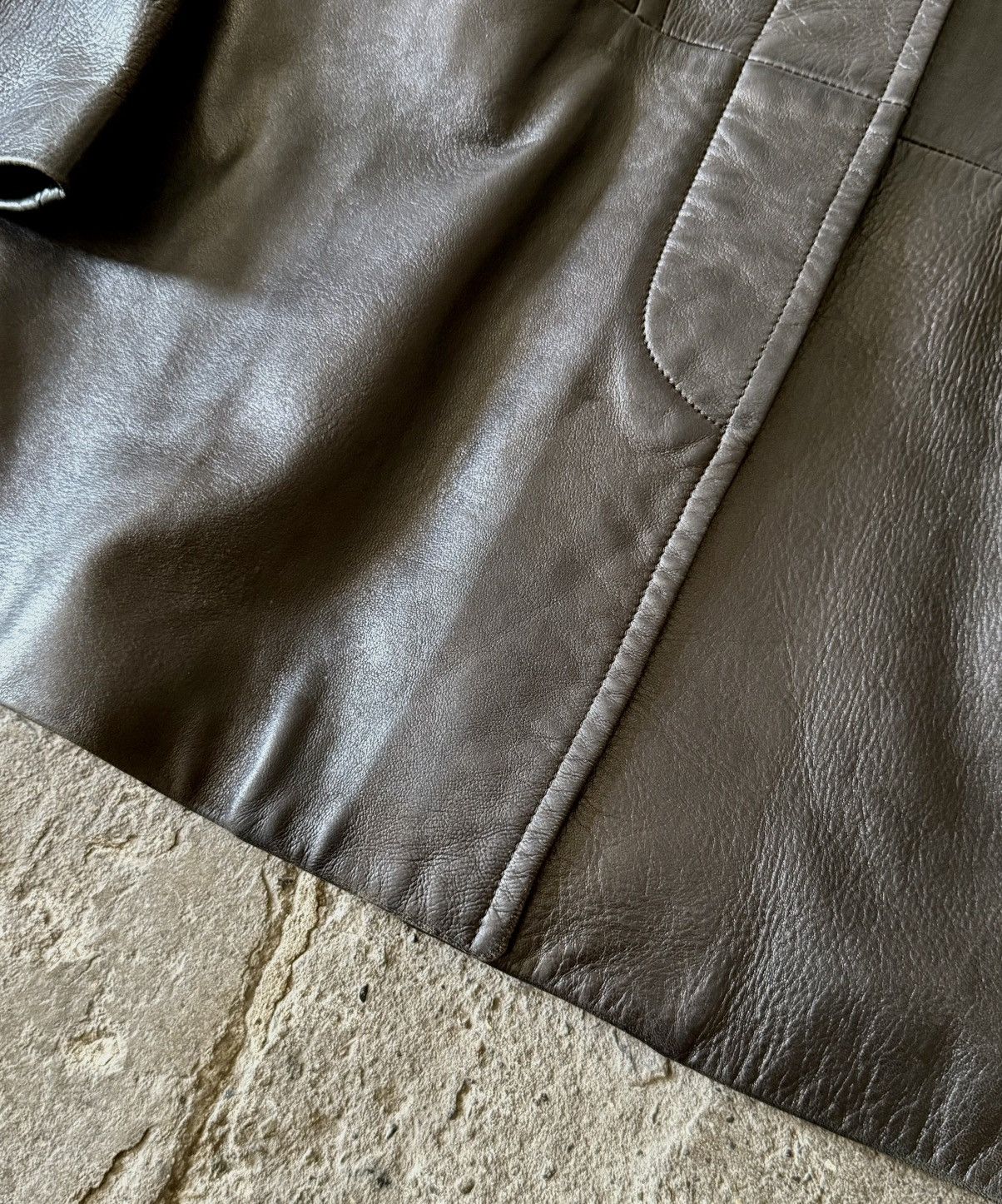 Gucci Gucci - Tom Ford - 1997 - Leather Jacket Size US XS / EU 42 / 0 - 6 Thumbnail