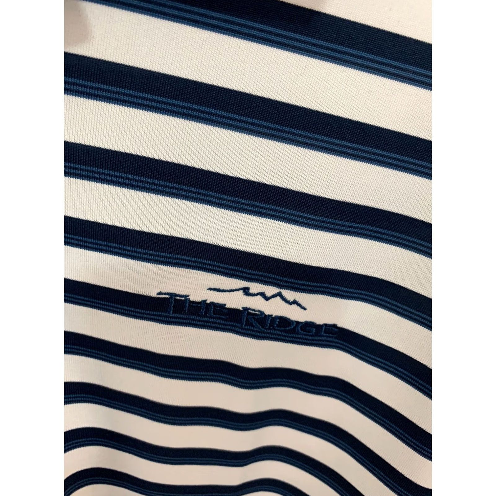 Adidas Adidas Golf Polo Shirt Striped Castle Pines Blue XL Men Short Sleeve Shirt Polo Men Size US XL / EU 56 / 4 - 3 Thumbnail