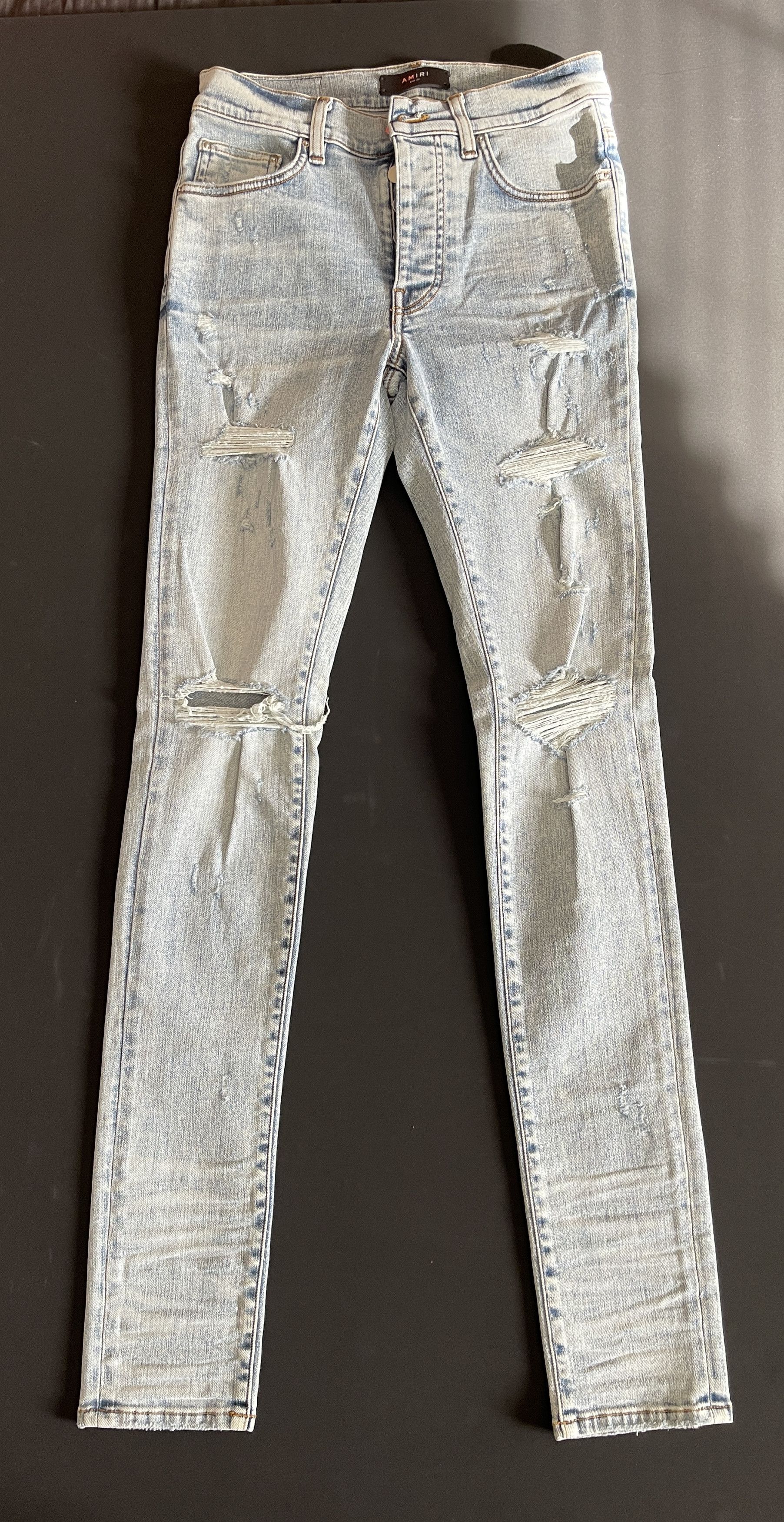 Amiri AMIRI THRASHER JEANS SIZE 30 Size US 30 / EU 46 - 1 Thumbnail