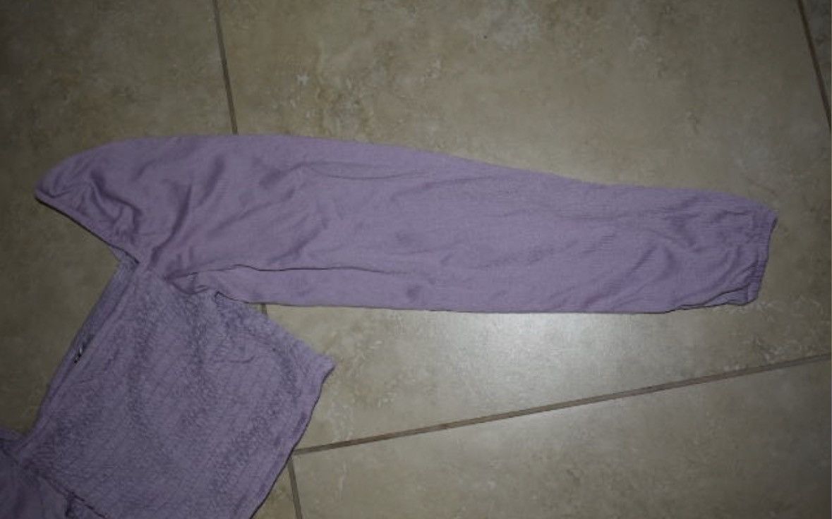 H&M H&M Stretch Lilac Purple Y2K Retro Crop Top Shirt Size XS / US 0-2 / IT 36-38 - 5 Thumbnail