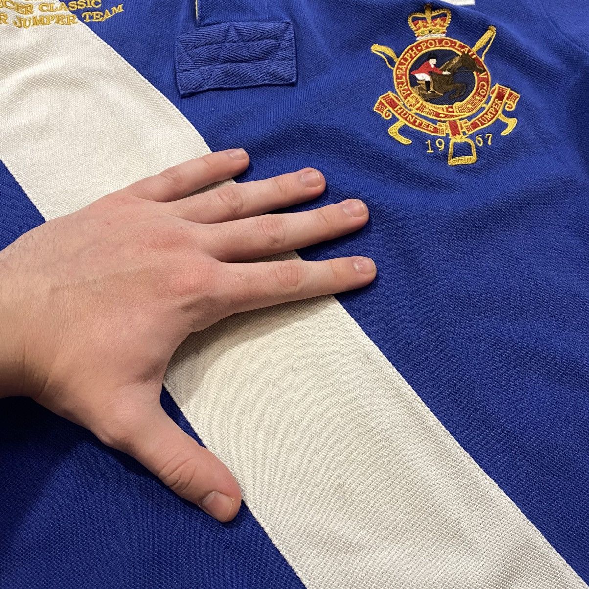 Polo Ralph Lauren VINTAGE POLO RALPH LAURENT RUGBY TEE BIG LOGO 00s Size US M / EU 48-50 / 2 - 7 Thumbnail