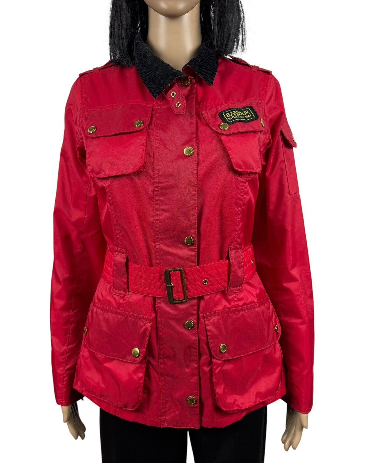 Barbour Barbour International Rainbow Belted Jacket Nylon UK8 US4 Size S / US 4 / IT 40 - 4 Thumbnail