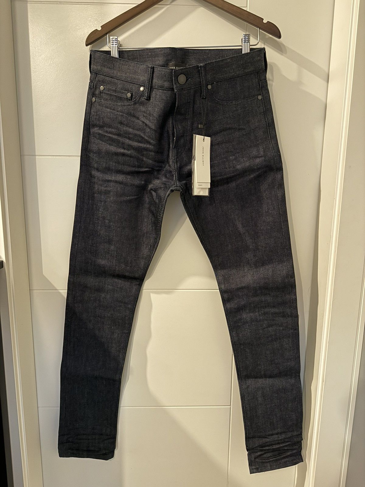 image of John Elliott Cast 2 Raw Indigo in Blue, Men's (Size 30)