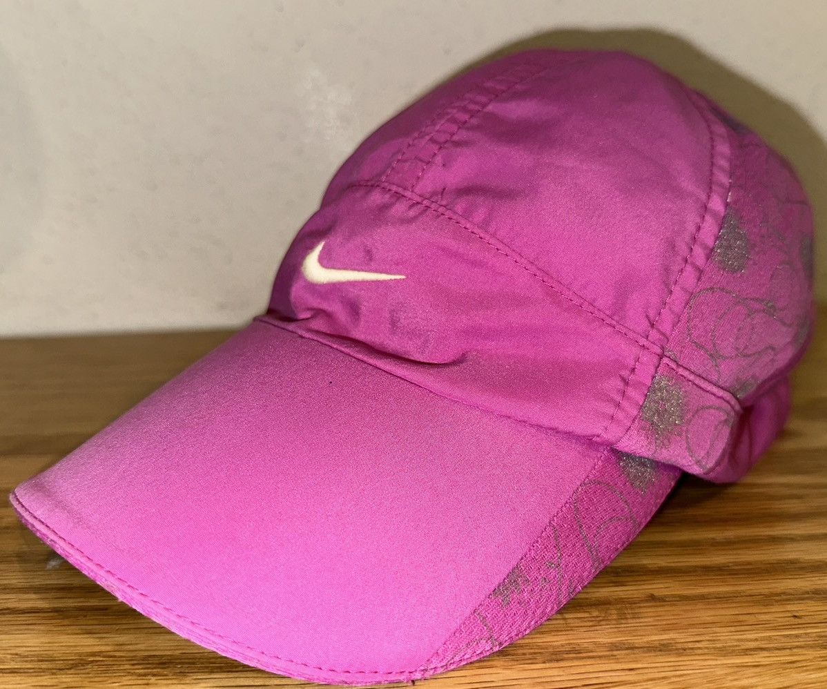 Nike Vintage Nike Featherlight Dri-Fit 7 Panel Floral Running Hat Size ONE SIZE - 1 Thumbnail