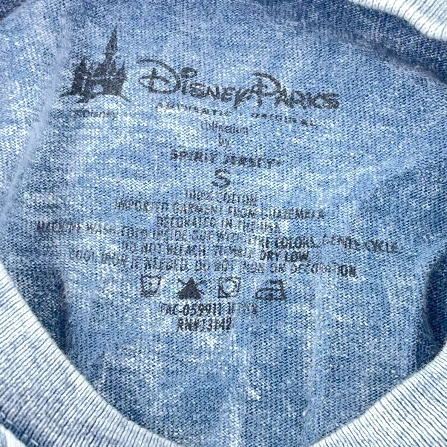 Disney Disney Spirit Jersey Shirt Womens S Blue Spell Out Disney World Sun Washed Size S / US 4 / IT 40 - 4 Thumbnail