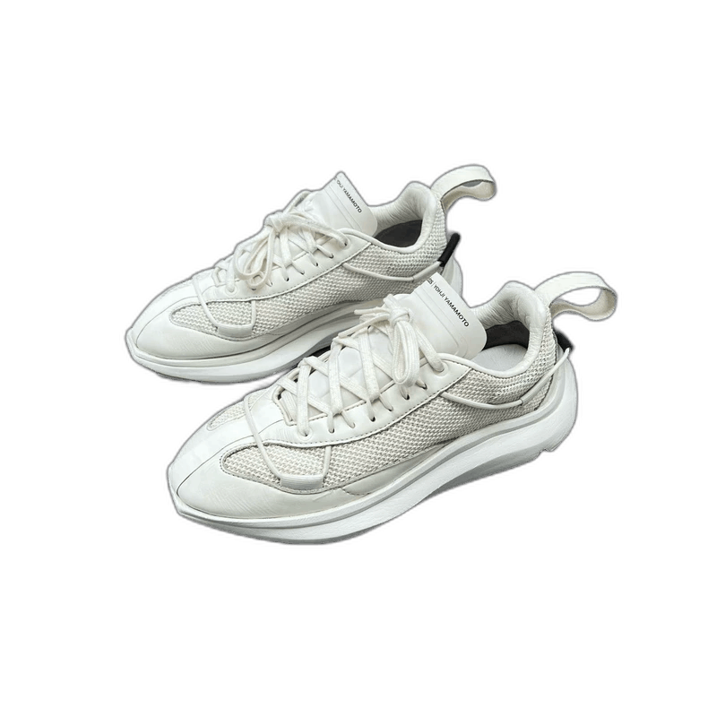 Y-3 Adidas Shiku Run White Low Top Sneakers