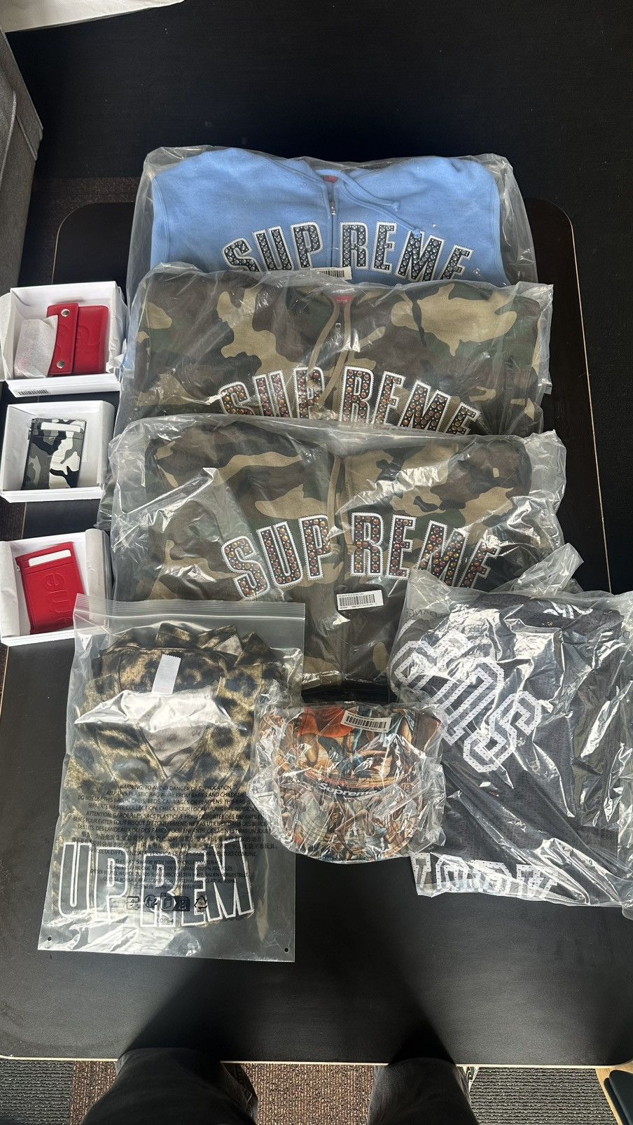 Supreme Supreme bb Simon zip-up hooded sweatshirt (BLUE) size S Size US S / EU 44-46 / 1 - 11 Thumbnail