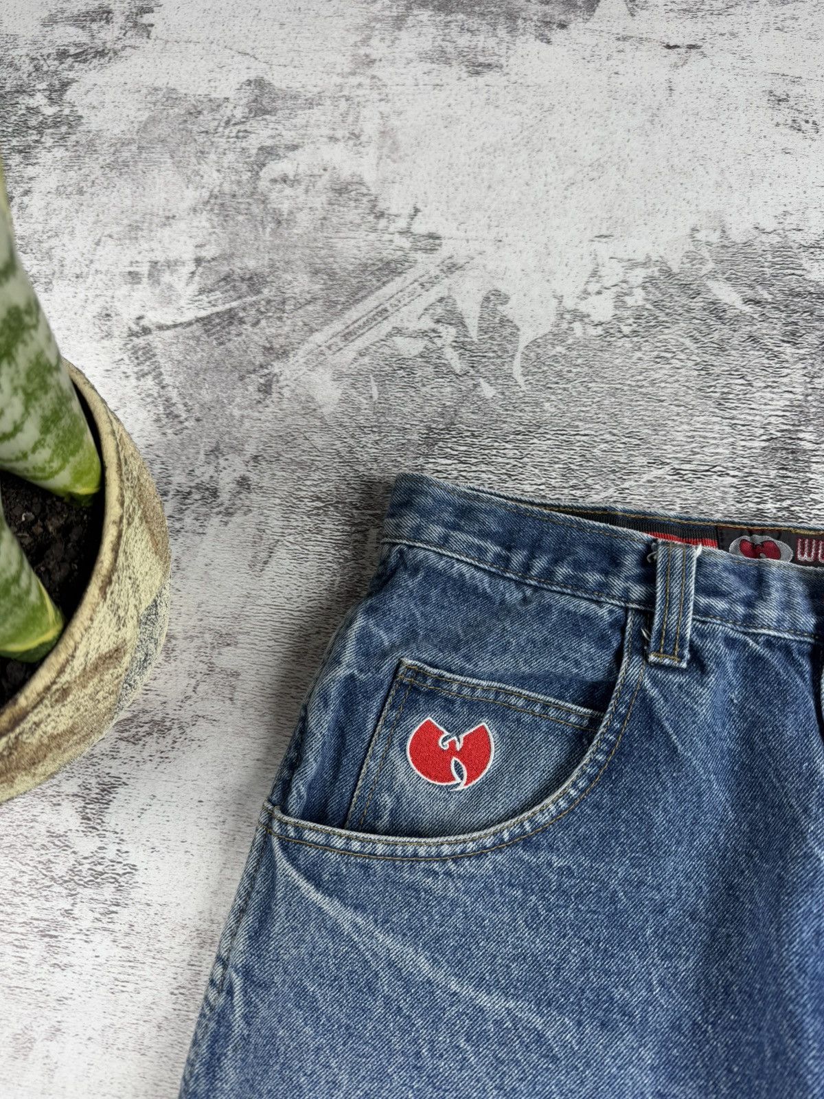 Wu-Tang Clan WU-TANG VINTAGE DENIM RAP HIP HOP BAGGY SKATE JEANS PANTS Size US 34 / EU 50 - 22 Thumbnail
