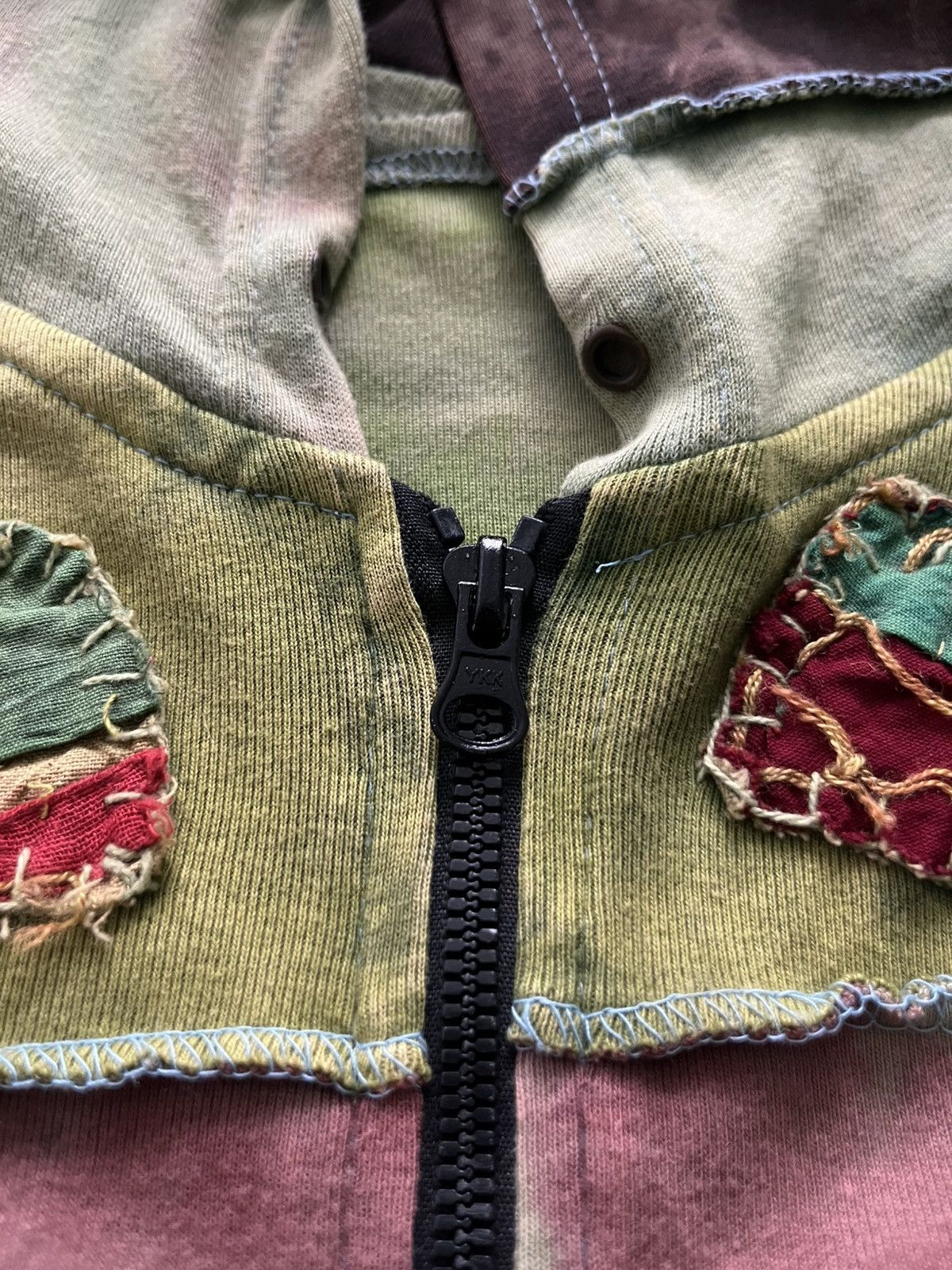 Vintage Vintage Nepal Miz Elf Hoodie Y2K Patchwork Opium Avant Garde Size US S / EU 44-46 / 1 - 5 Thumbnail