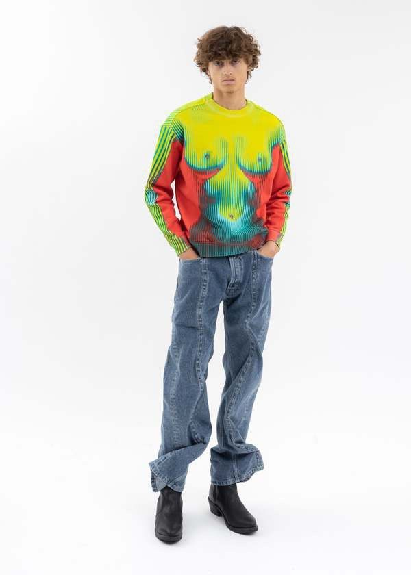 Jean Paul Gaultier × Y/Project !DS! SS23 JPG X Y/Project Body Morph Sweatshirt Size US S / EU 44-46 / 1 - 3 Thumbnail