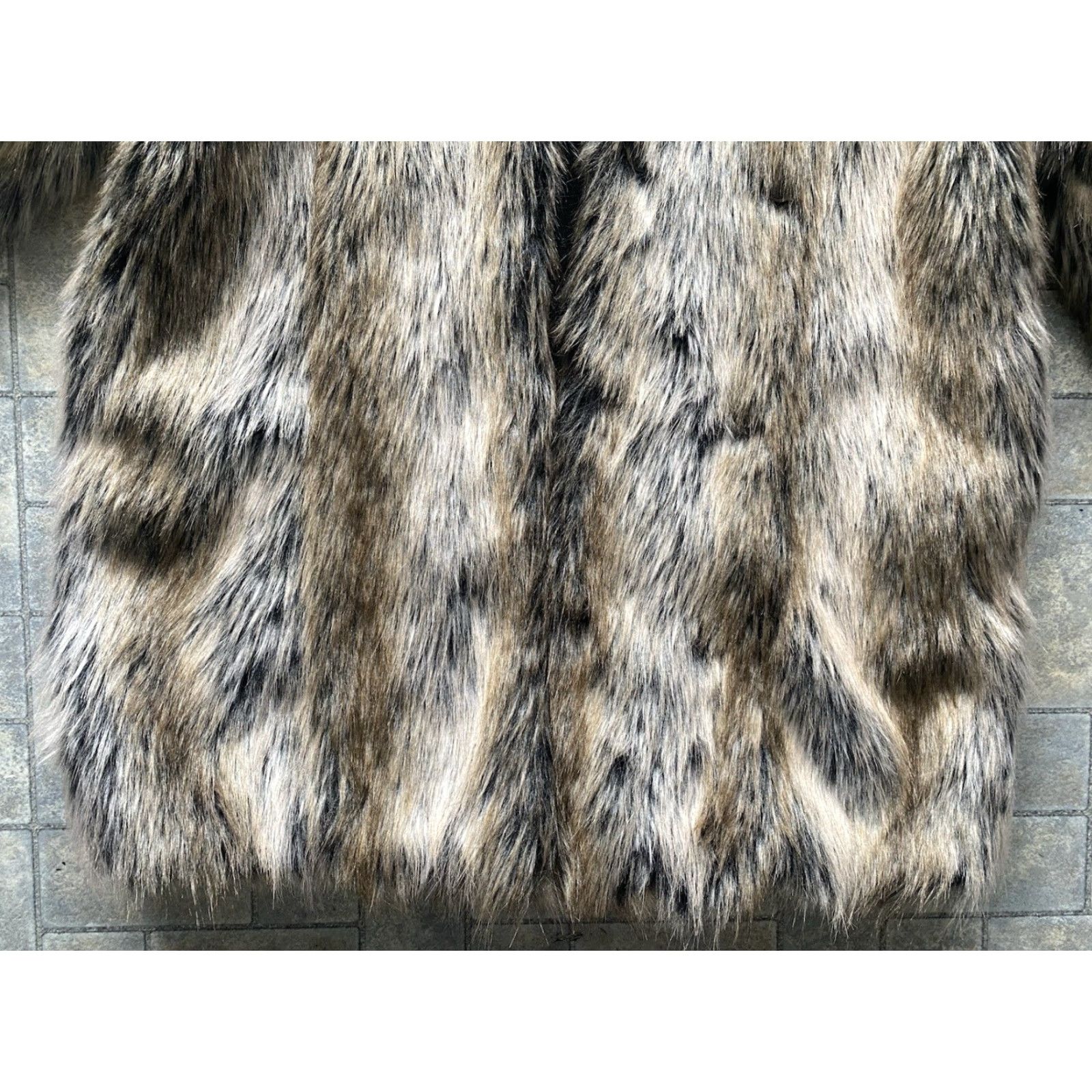 Vintage SpiritHoods Authentic Grey Wolf Classic Faux Fur Coat With Ears Unisex Small Size S / US 4 / IT 40 - 3 Thumbnail