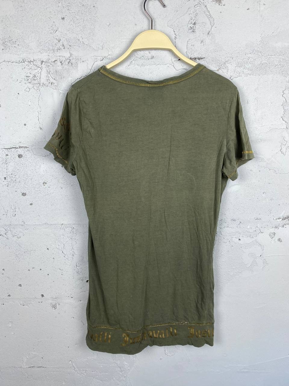 Just Cavalli × Roberto Cavalli Just Cavalli Vintage Logo Printed T-Shirt Size M / US 6-8 / IT 42-44 - 9 Thumbnail