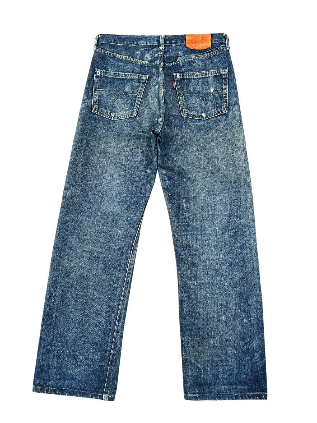 Kapital Vintage Levis big E Selvedge Distressed Denim Jeans Size US 30 / EU 46 - 8 Thumbnail